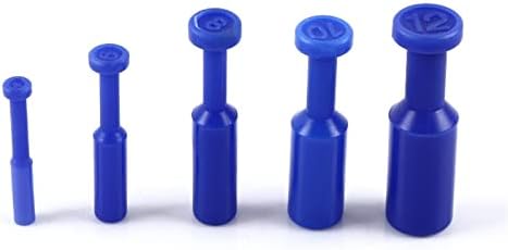 Craftman de confiança 10pcs azul nylon pneumático branking plug mangueira tubo push ajuste conector de ar linha