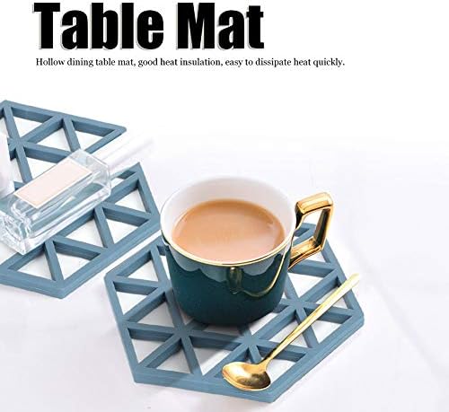 TPR Coaster, Copo de durabilidade Use tapete de mesa, ferramenta de cozinha 4pcs para proteção de mesa