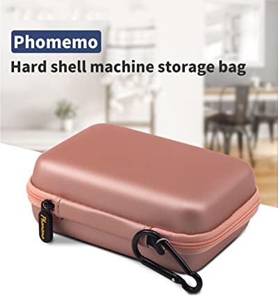 Fita de etiqueta Phomemo D30 com pacote rosa de caixa de transporte rosa