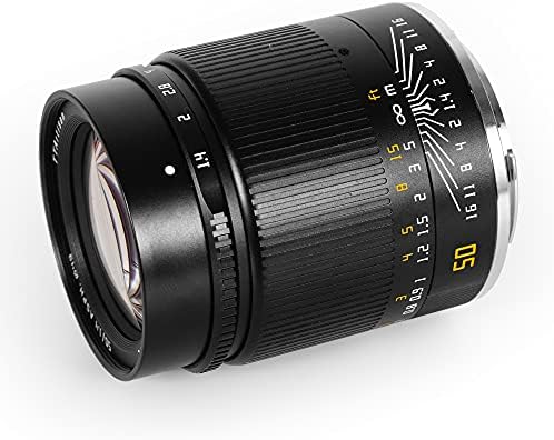Ttartisan 50mm F1.4 ASPH MF Design da lente da câmera de quadro completo para câmeras de alta resolução