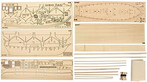 Redaiyulin Diy Sailing Ship Boat 3D veleiro de madeira para construir kits de modelo de decoração, clássico de barcos