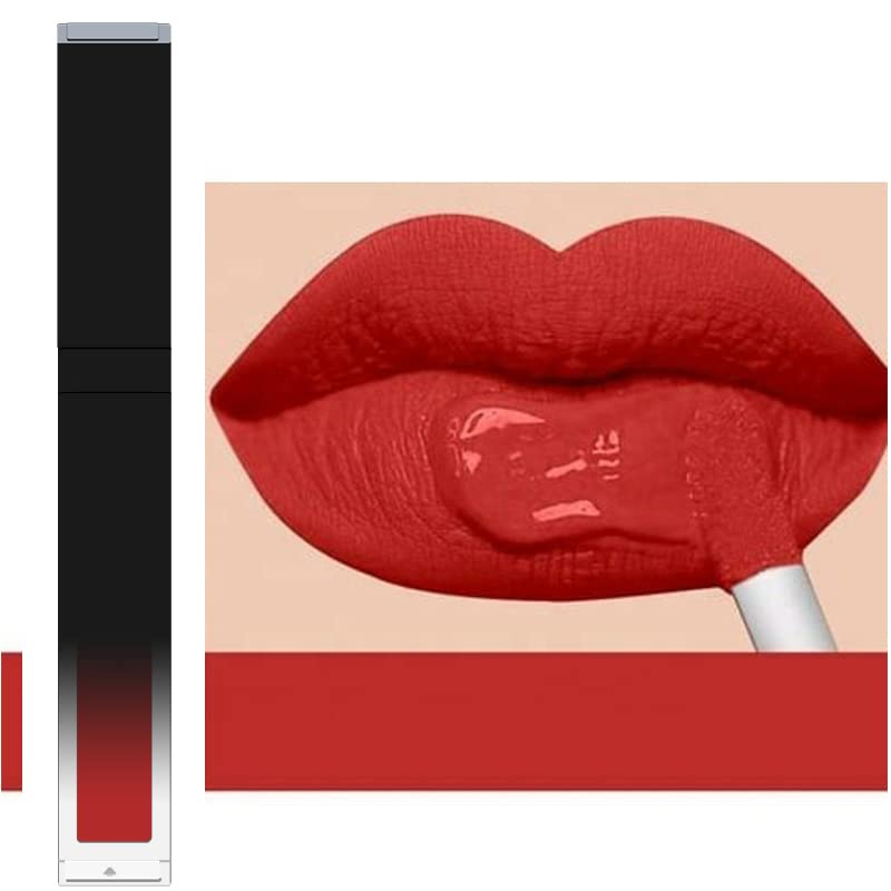 Lipstick fosco à prova d'água gloundtral | Gloss aveludado de lábios macios | Esmalte labial duradouro