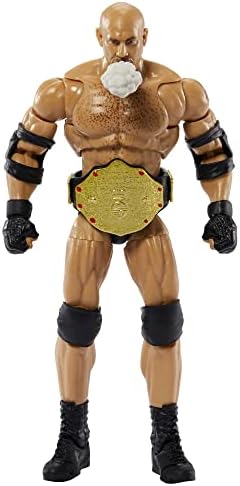 Mattel WWE Goldberg Ultimate Edition Ação de aquisição de fãs Figura com articulação, detalhes e acessórios semelhantes,