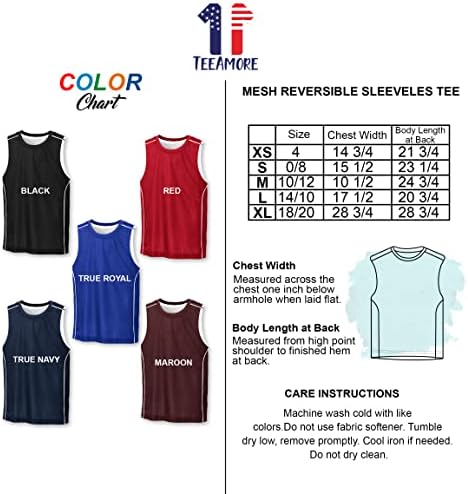 Jersey de basquete para crianças personalizadas Adicionar seu nome Número Mesh reversível sem mangas menino