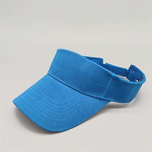 Homens do sol do sol Visor UV Sun Protection Visor Hats Classic Solid Color Athletic Sports Visor
