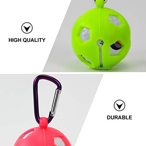 Valiclud Golf Ball Suport 4pcs Silicone Ball Solter com chaveiro de calça de gancho de gancho bolsa de bola