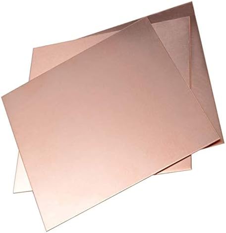 Folha de cobre Nianxinn Jóias de folha de metal de cobre puro, adequado para solda e braz 1,8 mm x 100