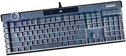 Teclado de teclado de silicone Compatível para CORSAIR K100 RGB Teclado de jogos-mecânicos-mecânicos e corsair