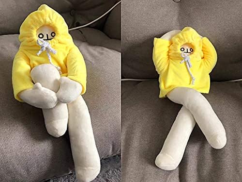 Doll Banana Man, 16 polegadas de brinquedo de banana recheado de Kawaii com brinquedos de travesseiro