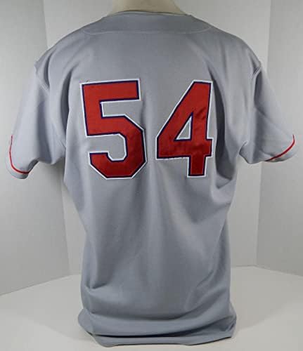 1995-99 Texas Rangers 54 Game usou Grey Jersey DP08129 - Jerseys MLB usada para jogo MLB
