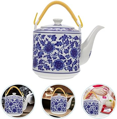 Chaleira japonesa chaleira chinesa kettle de chá de chá chinesa: maconha de chá de porcelana