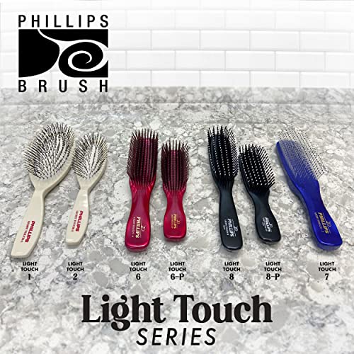 Phillips Brush Emerald Light Touch 6 Cabelo - Parte da coleção Gem
