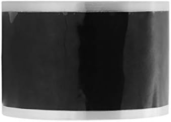 QueenBox 1x60in Black Rubber Self Fusing Fita, vazamentos de água Reparar fita de silicone, fita de tubo de
