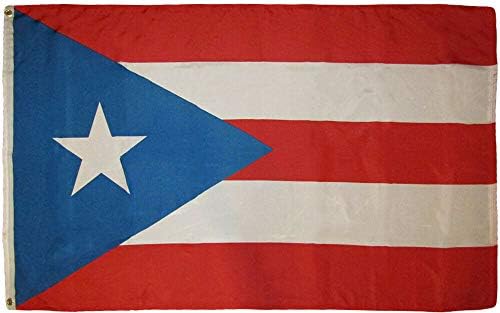 Superstore atacadista AES Americano 3x5 Porto Rico -Rico Azul claro 3'x5 'Rough Tex 100d Oxford Polyster