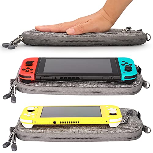 Caixa de chave SISMA Compatível com Nintendo Switch ou Switch Lite, Travel leve transportando capa de caixa