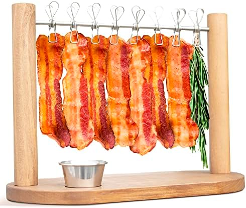 Bacon Servindo pratos para entretenimento - pacote de 3 exibição de bacon de madeira para homens que