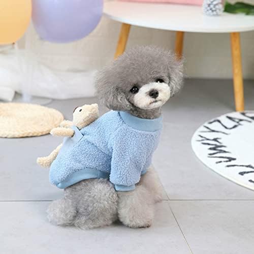 Honprad Pet Clothes For Cats Girl Dog Apparel Roupas de inverno Novo Teddy Small Dog Winte Back Sweater