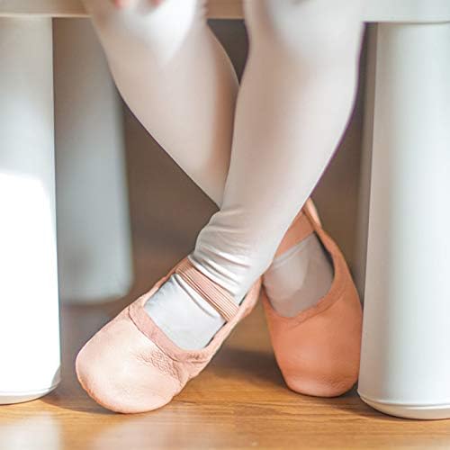 Sapatos de balé Stelle para meninas Slippers de dança de balé de couro genuíno para criança/crianças pequenas/meninos/meninos
