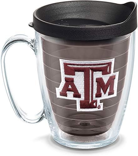 Tervis fabricado nos EUA em paredes duplas Texas A&M University Aggies Tumbler Copa mantém bebidas frias e quentes,