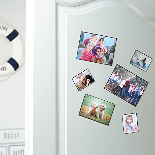 36 PCS Picture Magnetic Frame Gréstica de foto com molduras de foto magnéticas transparentes para armário de