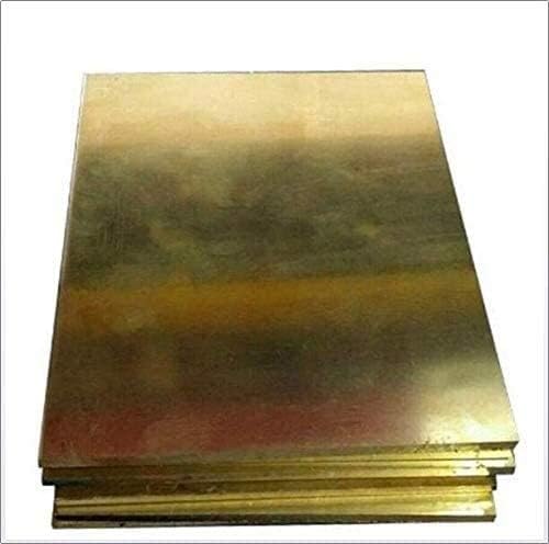 Folha de latão de Huilun pura chapa de cobre metal espessura -largura: 150 mm de comprimento: placas de latão de