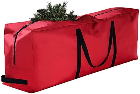 Bolsa de armazenamento de árvore de Natal artificial, para wreath contêiner férias de férias de natal desmontavam
