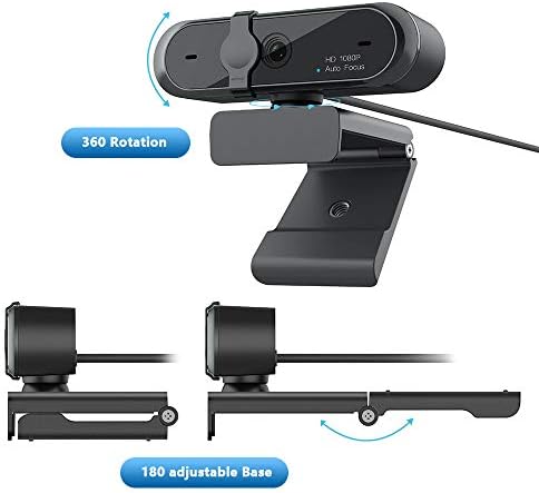 Streaming webcam com microfone HD USB Camera para PC Videalle