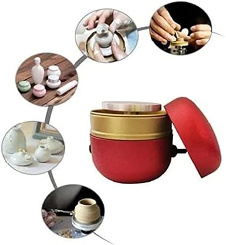 Iuljh Mini Pottery Wheel para escolar Cerâmica Ensino Pottery Bar Shop Diy Shop Home Use Gift