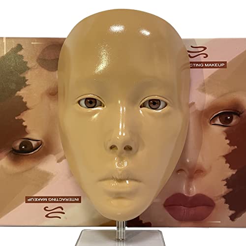 5D Silicone Makeup Face Prática reutilizável para mulheres Modelo de maquiagem para os olhos dos olhos para