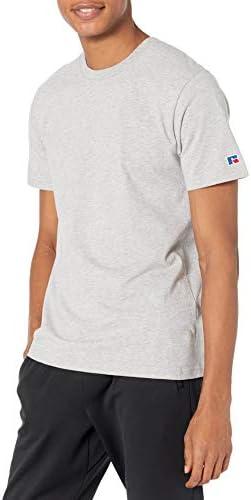 T-shirt de algodão algodão de algodão de Russell Athletic Men