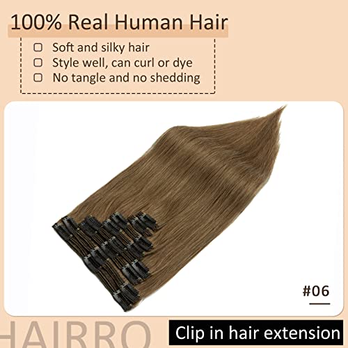 Clipe de cabelo em extensões de cabelo Cabelo humano Remy Clip Ins para mulheres Double Weft grossa clipe