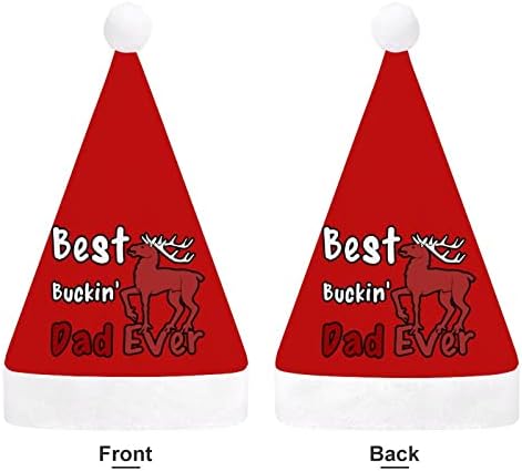 Best Buckin Pai de todos os tempos chapéu de natal chapéus de Natal decorações de árvore de natal