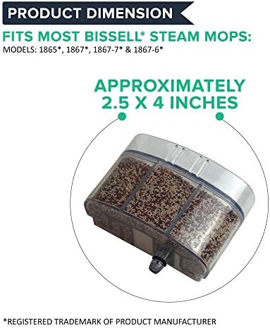 Filtro de limpeza a vapor de substituição de vácuo crucial compatível com peças Bissell 218-5600.2185600.32525
