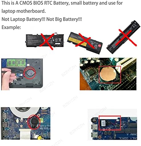 BZBYCZH CMOS RTC Battery Compatível para Fujitsu Lifebook A530 CMOS BIOS RTC Bateria
