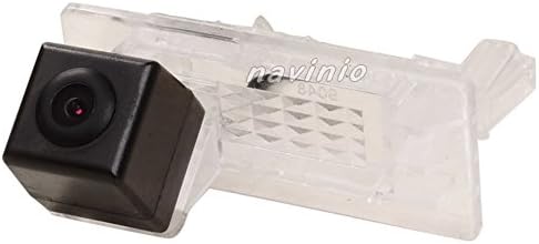 Câmera de backup de Navinio para carro, câmera de estacionamento de backup traseiro de placa à prova de visualização à prova d'água para VW Lavida/Passat/Sagitar 2011-2012