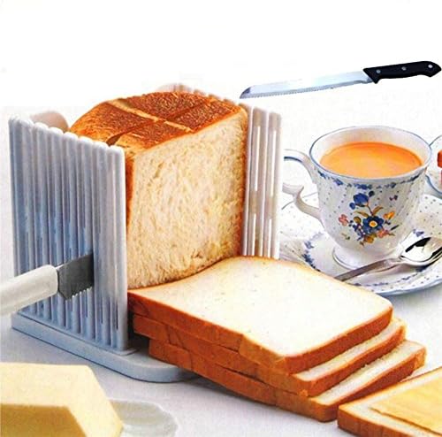 Okokmall Us-Kitchen Portable Breat Toast Slicer Cutter Mold Guide Slicing Device