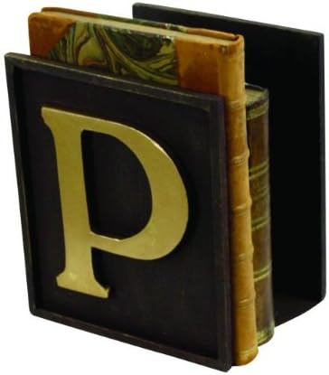 My Folky Home Classic Monogrammed Gold Letter Books Sett 2 Iron Personalized Decor Presente