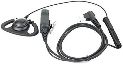 Fone de ouvido de 2 pinos de Wodasen com microfone para Motorola 2 Way Radio Radio CP200 CP185 CLS1410 CLS 1110 com cabo reforçado