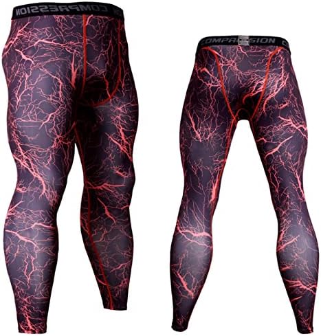 Calças de compressão masculina Camuflagem treino impresso leggings executando calças justas academia esportiva