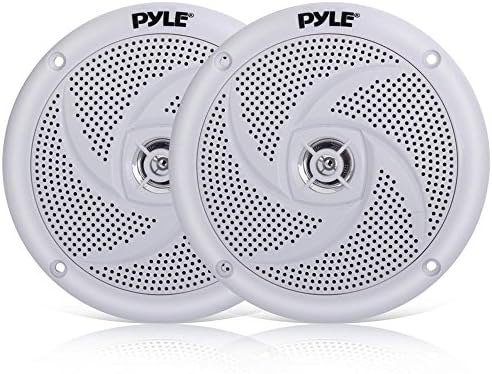 Pyle Marine Speakers - 5,25 polegadas de 2 vias à prova d'água e sistema de som de áudio ao ar livre