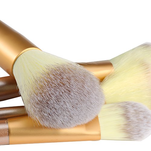Escovas de cosméticos, SUROY 12 Sticks Professional Makeup Brush Conjunto, Ferramentas de maquiagem