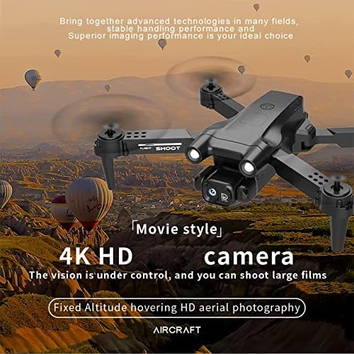 Drone infantil afeboo com câmera única - drone hd fpv, controle remoto de brinquedo legal para meninos