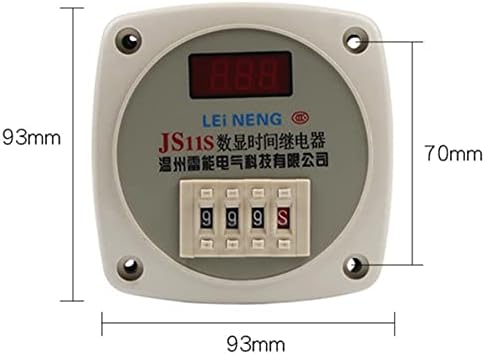VELORE JS11S Multifunção Digital Display Time Relé 0,01s ~ 999h 24V 220V 380V