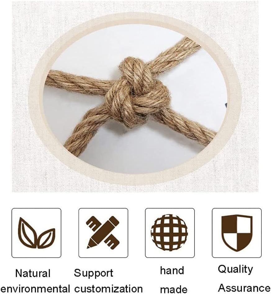Rede protetora de proteção contra corda de cânhamo Ouyoxi, rede anti-queda-tecelão de cânhamo