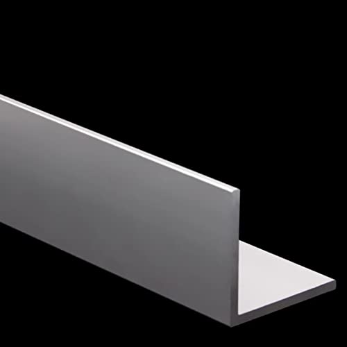 Ângulo de alumínio mssoomm 25 mm x 25 mm x 700 mm de comprimento de 3 mm de espessura 10pcs,