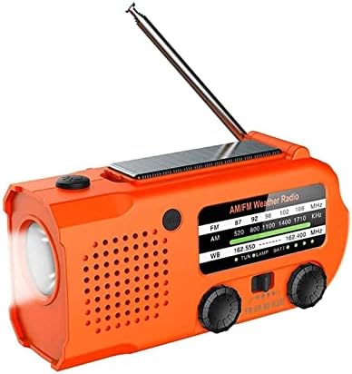 Rádio solar Purrre, Rádio SOS de Hurricane Weather, Luz de Emergência Solar, Rádio Multifuncional