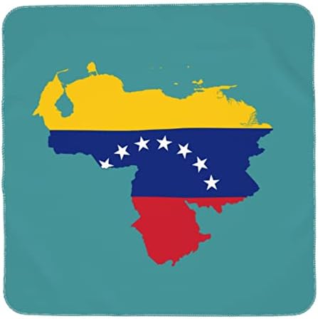 Mapa de bandeira da Venezuela Baby Blain Receber Blanket para Capa de Swaddle para recém -nascidos
