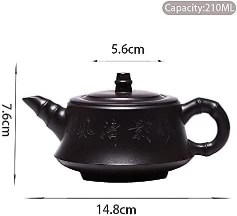 Sogudio Herbal Tea Pote bule 210ml argila roxa bunda tuapots the tea pane de chá zisha beleza chaleira