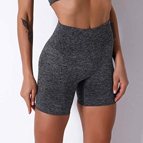Women Yoga Roupfits 2 Peças Conjunto de exercícios com calças de exercícios de cintura alta sem costura