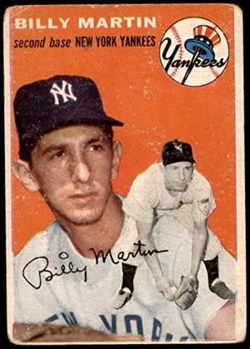 1954 Topps # 13 Billy Martin New York Yankees Dean's Cards 1 - Pobre Yankees